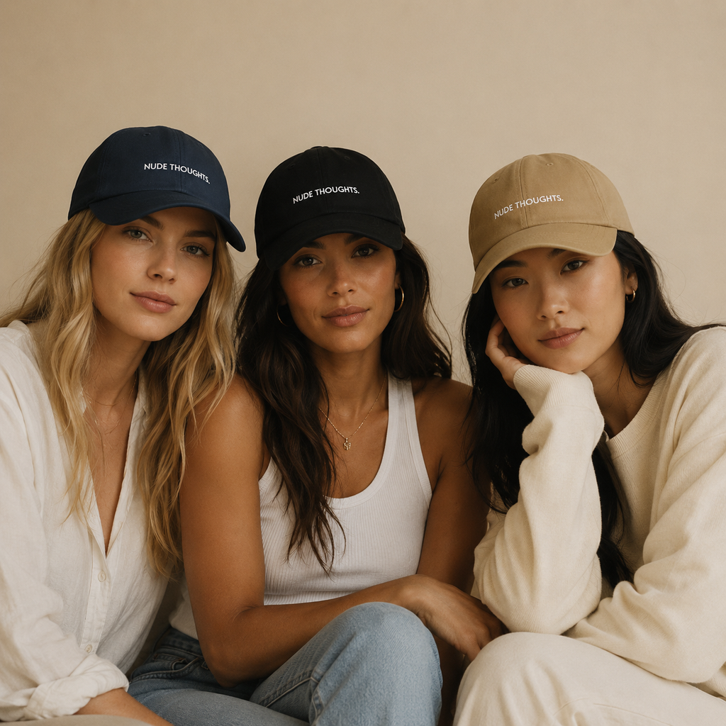 NUDE THOUGHTS. | Classic Dad Cap
