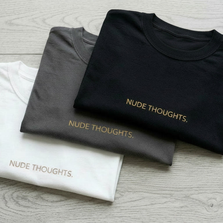 NUDE THOUGHTS.  | Casual Tee