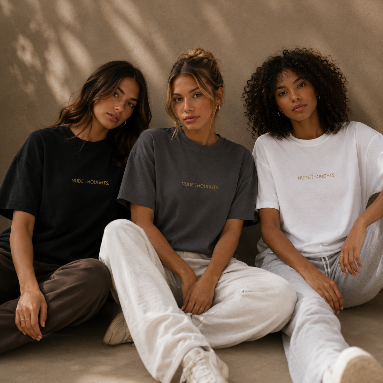 NUDE THOUGHTS.  | Casual Tee