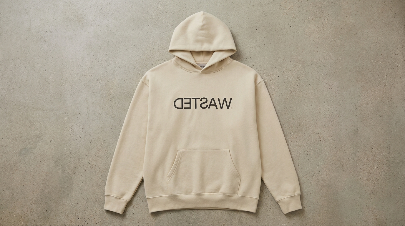 WASTED Hoodie (sand)