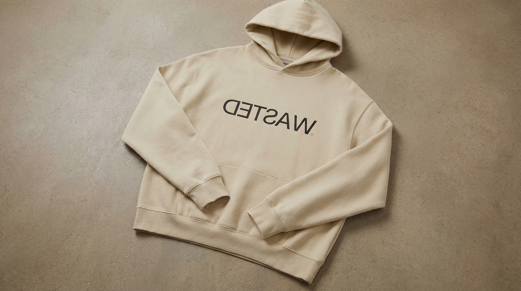 WASTED Hoodie (sand)
