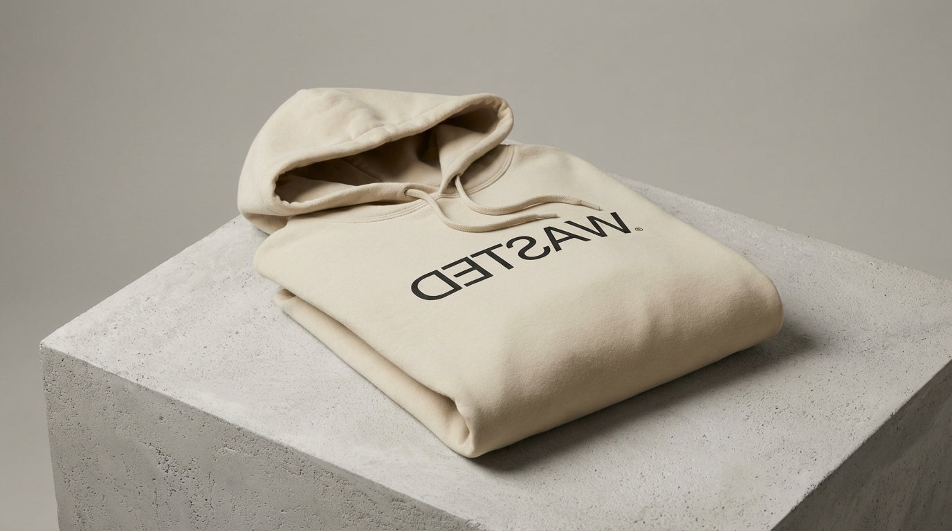 WASTED Hoodie (sand)