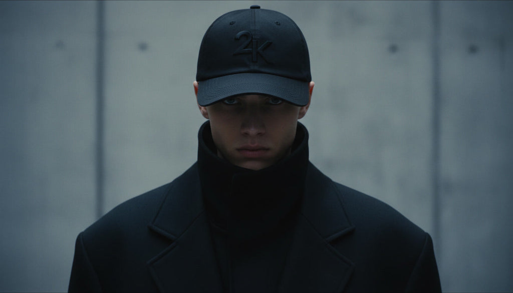 24k Signature Hat (blk on blk)
