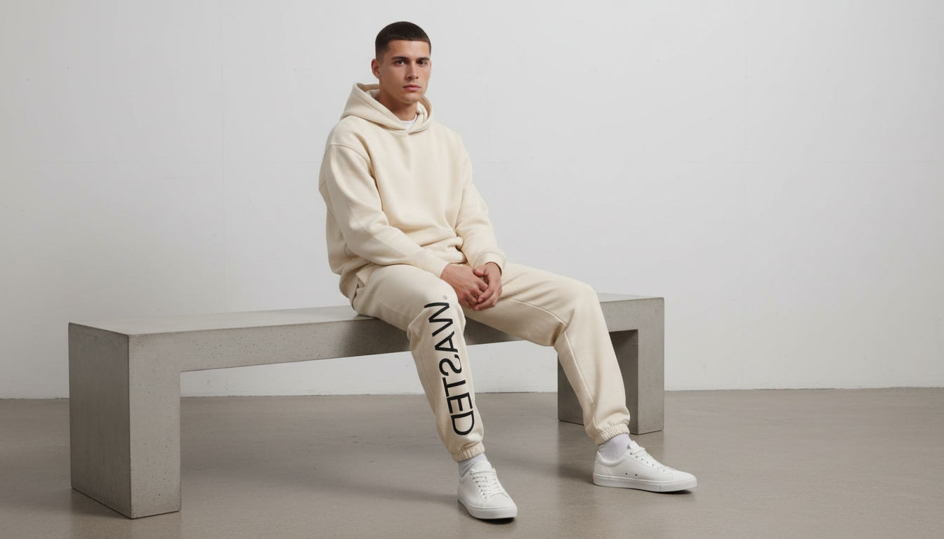 WASTED Sweatpants (cream)