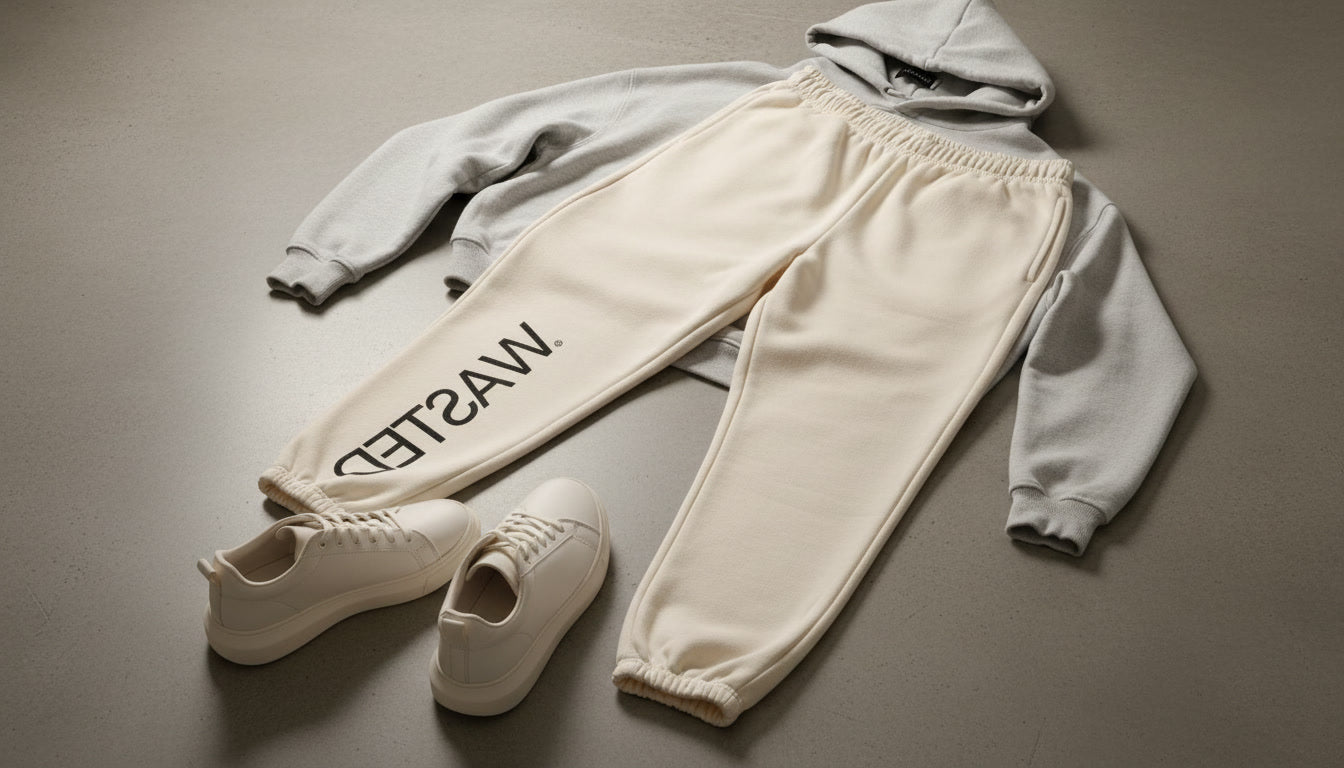 WASTED Sweatpants (cream)