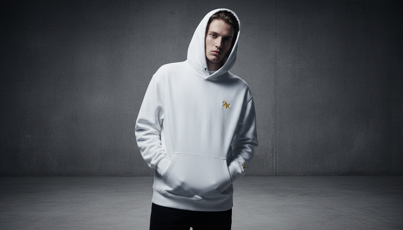 24k Hoodie (white)