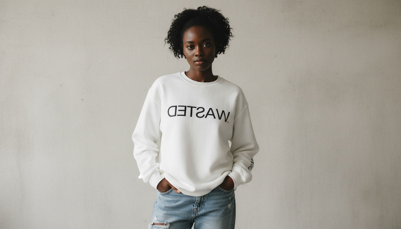 WASTED Sweatshirt (white)