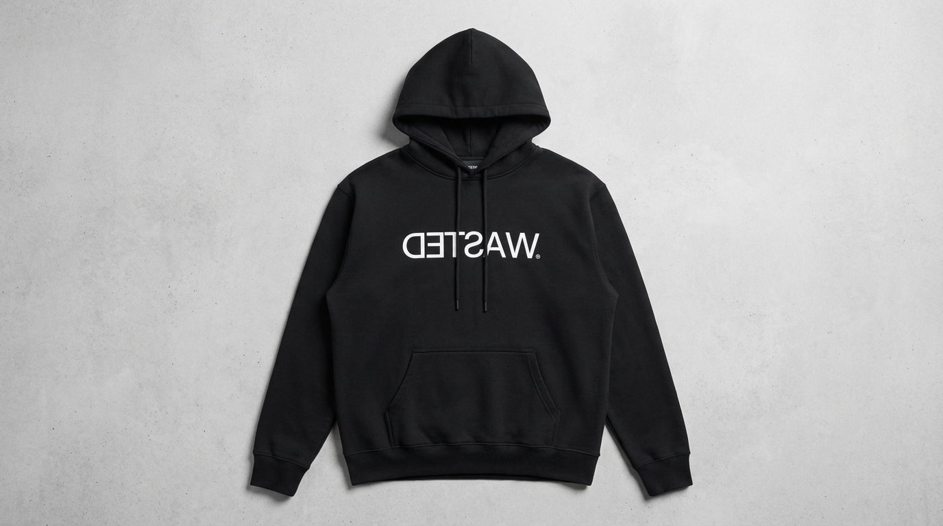 WASTED Hoodie (black)